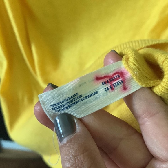 Anthropologie Wool Buttoned Front Off‎ shoulder Sweater. Size Small - Picture 7 of 9